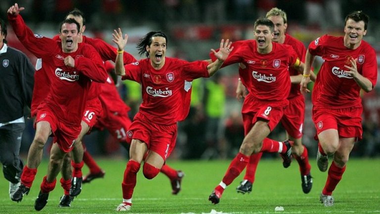 Лицата на играчите на Ливърпул казват всичко след спасената от Дудек дузпа, която даде победата на "червените".