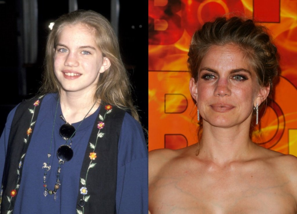 Анна Клъмски играе с Макколи Кълкин в Моето момиче през 1991г.