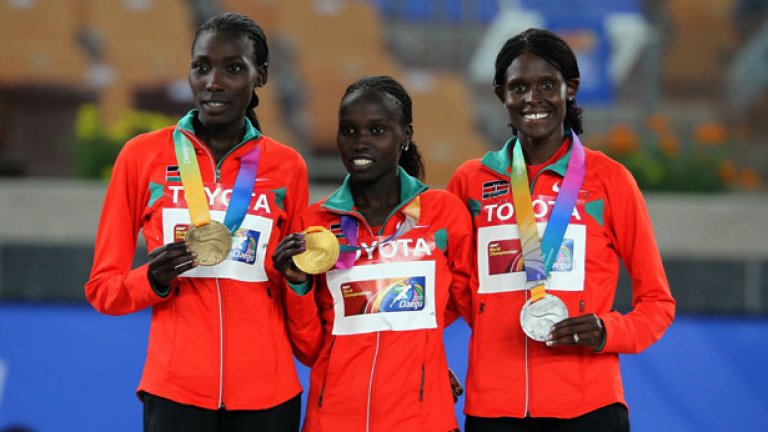Кения обра всички медали в първия ден на световното първенство по лека атлетика в Даегу