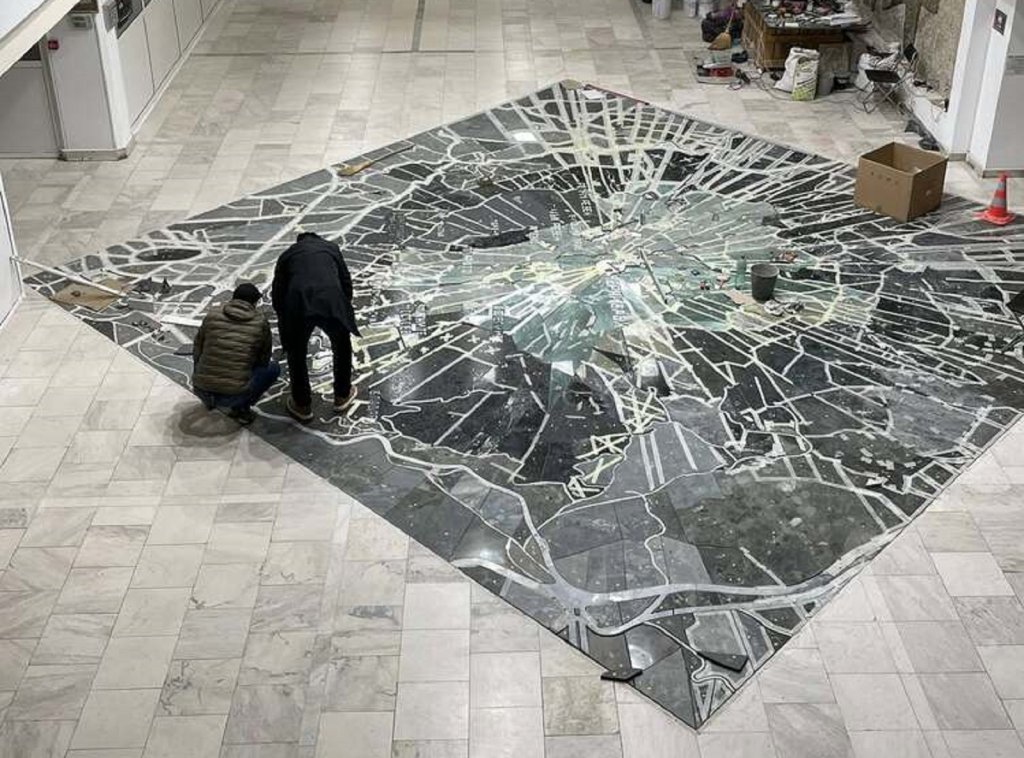 Арт мозайка представя Витоша като "Зеленото сърце" на София