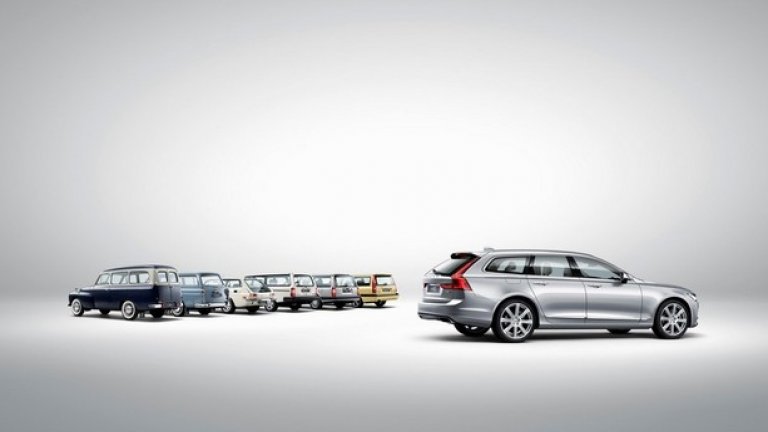 Volvo може да се похвали с успешна история комби модели