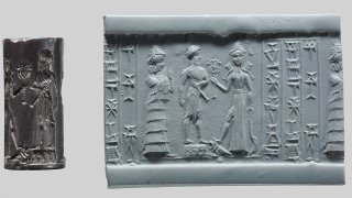 1280px-Cylinder_seal,ca._18th–17th_century_B.C._Babylonian