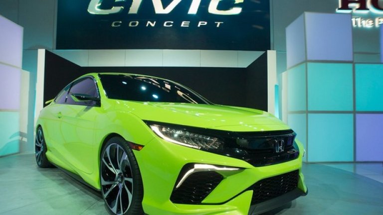 Идва десетото поколение на Honda Civic
Концептуалният Honda Civic, показан в Ню Йорк тази седмица, предсказва как ще изглежда десетото поколение на световния бестселър. Никак не е зле.