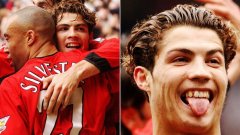 Роналдо пристигна в Юнайтед през 2003 година като къдрокосно и пъпчиво момче, след което се превърна в един от най-великите футболисти в историята