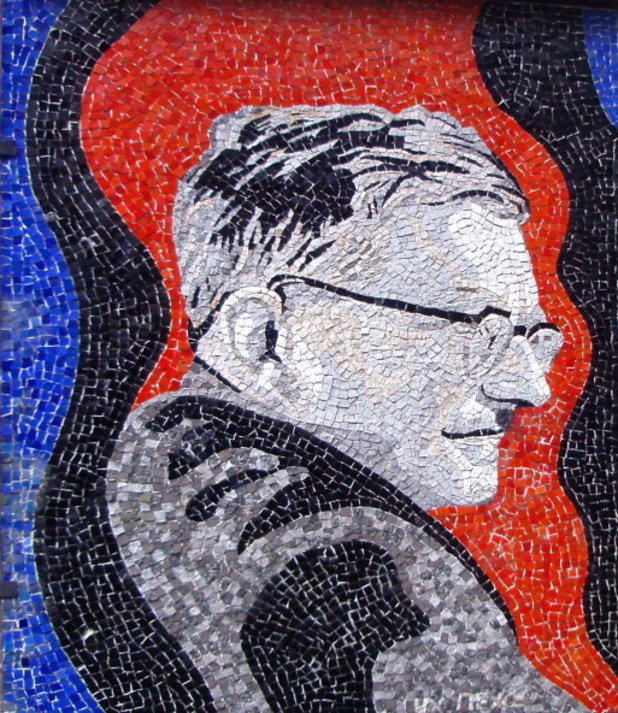 Портрет на композитора Дмитрий Шостакович (1906 - 1975). Създаден около 1971-ва