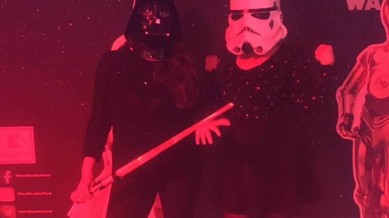 Зузи като щурмовак (Stormtrooper) на събитието на Kaufland.