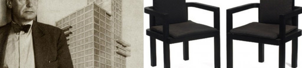 Валтер Гропиус 

Той е основателят на школата Баухаус през 1919-та година – школа, която и до днес има влияние в областта на дизайна и архитектурата. Пионер на модерната архитектура, Гропиус се занимава, разбира се, и с интериорен - и мебелен - дизайн.

На снимката: дизайн за столове от 1955-та година