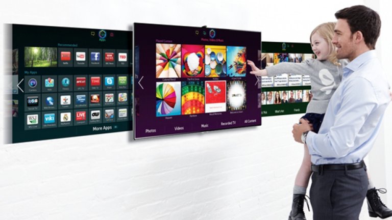 Samsung предлагат много съдържание за "умни" телевизори