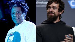 Square на Джак Дорси (вдясно) ще придобие значителен дял от стрийминг услугата Tidal.