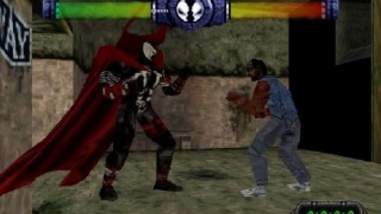 Spawn: The Eternal
PlayStation
Възкръсналият от мъртвите герой Споун, създаден от Тод Макфарлън, по принцип е добра основа за игра по комикс. Spawn: The Eternal обаче е учудващо лоша. Тя ни превежда през една сякаш безкрайна поредица от безлични и еднообразни нива, а когато срещнете противник, по необясними причини камерата превключва от 3-D в 2-D перспектива, опитвайки се да предложи геймплей, подобен на Street Fighter с около 1/10 от прецизността и динамиката на популярната бойна игра. Смятаме, че няма какво повече да се каже.