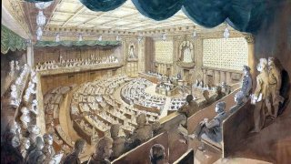 The_Imperial_Japanese_Diet,_Tokyo_-_the_House_of_Representatives_Art.IWMARTLD5841