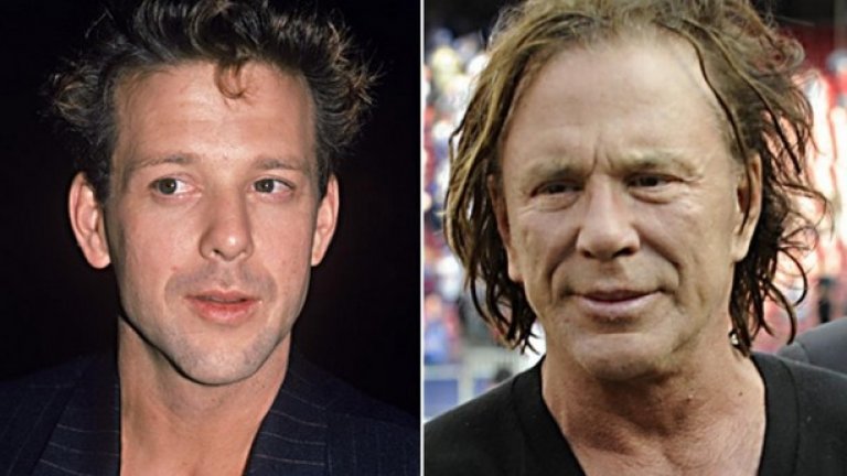 4. Мики Рурк
Макар да е по-известен като актьор, Мики Рурк е професионален боксьор и като такъв има 15-годишна кариера. Чупил си е носа, пръст, ребра, пукал е скула, а и е имал краткотрайна загуба на памет.
Мики Рурк се подложи на редица пластични операции, които се оказаха повече неуспешни, отколкото успешни.