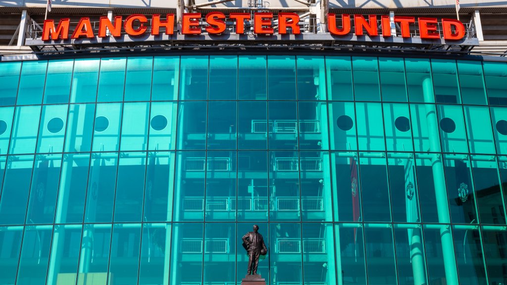 Old Trafford - the home ground of Manchester United