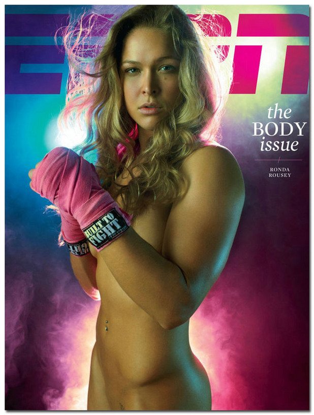 7. Ронда Раузи – ESPN Body Issue 2012 г.