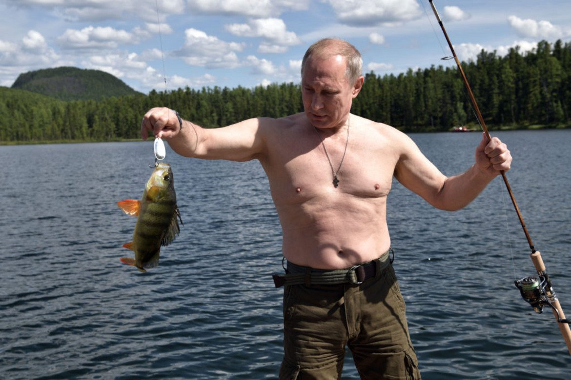 Путин на почивка в Сибир (ГАЛЕРИЯ)