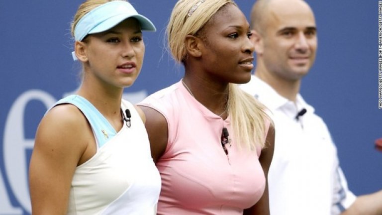 Заедно със Серина Уилямс и Андре Агаси на благотворително шоу в Ню Йорк