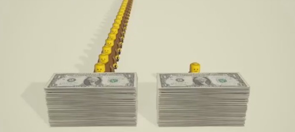 7. Ако на света имаше 100 човека... 
И този човек щеше да държи 50% от парите на света