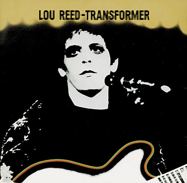 4.) LOU REED - TRANSFORMER (1972)

Transformer е вторият студиен албум на американската рок легенда Лу Рийд. Той е издаден през ноември 1972 г. Transformer е продуциран от Дейвид Бауи и Мик Ронсън, като и двамата преди това са повлияни от работата на Рийд с Велвет Ъндърграунд. Песните на плочата са едни от най-известните работи на Рийд, включително Walk on the Wild Side, Perfect Day и Satellite of Love, и успехът на албума в индустриален план въздига Рийд от култов статут в международна звезда.