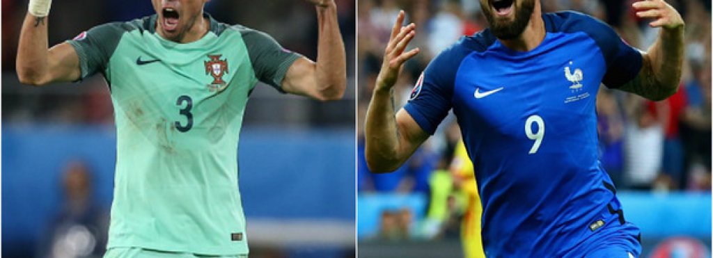 Ключови сблъсъци: Пепе срещу Оливие Жиру
Жиру не е от всеобщите любимци. Повечето забелязват само блясъка на Гризман. Нападателят на Арсенал обаче е изключително важен за Франция, най-много с играта си във въздуха. Точно там ще бъде големият сблъсък с Пепе. Бранителят на Реал също не е от най-обичаните футболисти, но на това първенство играе прекрасен футбол и въпреки че пропусна полуфинала с Уелс, е изключително важен за тима на Фернандо Сантош.