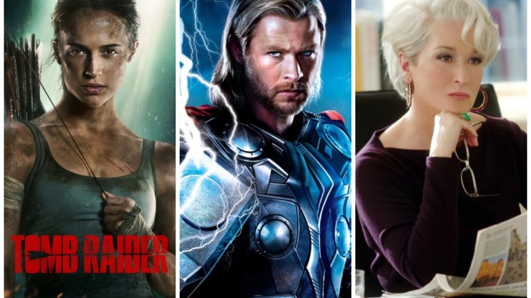 Тор, Лара Крофт и Мерил Стрийп в ролята на ледената Миранда Пристили