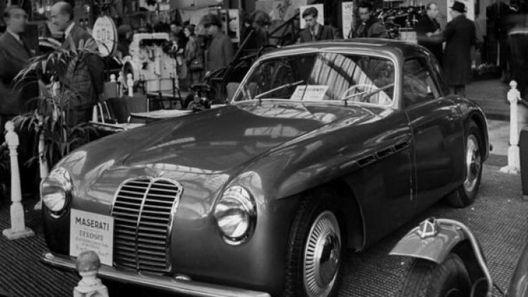 1 ноември 1947-та: новото Maserati тържествува на автошоу