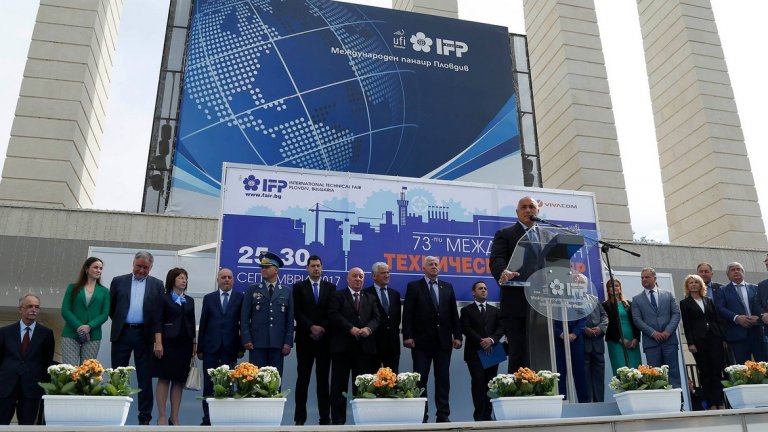 Георги Гергов - един от основните собственици на панаира също присъства на откриването.