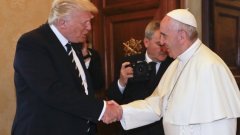 Папата и Тръмп: 30 мин на затворени врати