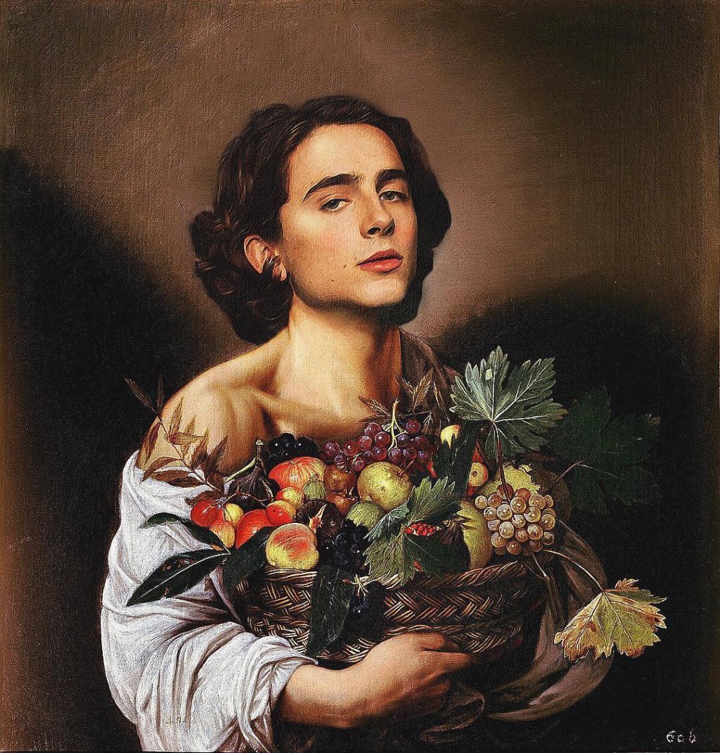 Караваджо, \"Момче  с кошница с плодове\" (1640)