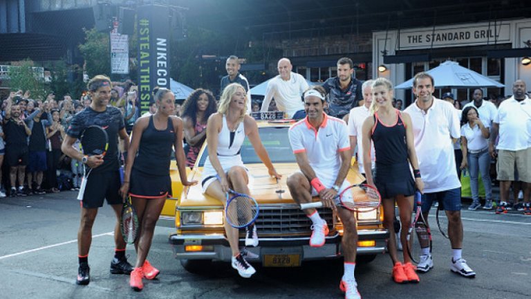 Nike води парада и в тениса - събира най-големите звезди за кампаниите си. Сред тях е и Григор Димитров.