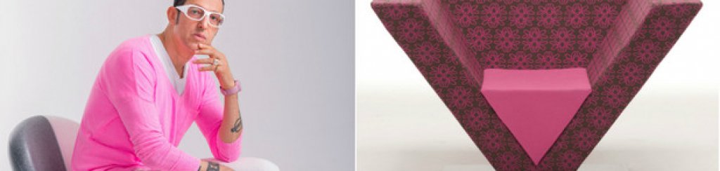 Карим Рашид
Египтянин и англичанин едновременно. Продуктов, моден, мебелен и интериорен дизайнер от световна величина. Незабравимата му личност вече присъства с продукти в редица музеи за дизайн и съвременно изкуство зад океана и в Европа - защото роденият през 60-та година Рашид е работил за Sony, Citibank, Issey Miyake, Prada - но и за себе си, разбира се. Смятан е за една от съвременните "суперзвезди" на продуктовия дизайн. Ние бихме казали, че той е просто скромен последовател на подвизите на големите. Но пък много колоритен.
На снимката: Столтът на Карим oт 2009-та Pyramid, произведен за компанията Nienkаmper