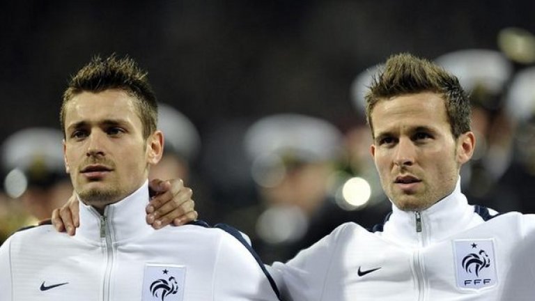 Матьо Дебюши и Йоан Кабай
Бяха заедно в Лил и Нюкасъл, както и в националния на Франция.