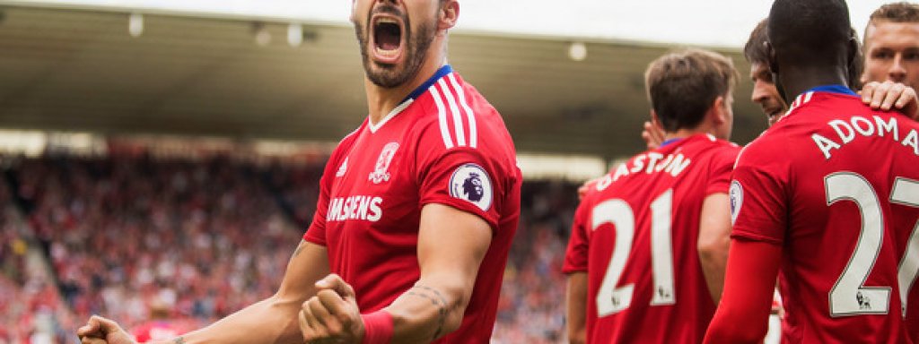 УБА – Мидълсбро (неделя, 15:30 часа)
Боро, както и другите два новака, са в топ 10 на класирането след изиграването на първите два кръга. Равенство срещу Стоук и победа над Съндърланд донесоха четири точки на Мидълсбро досега и йоркширците не мислят да спират дотук. УБА е от отборите, които се лутат във Висшата лига между топ 10 и зоната на изпадащите, и от тях може да се очаква всичко. Едно равенство изглежда най-справедливо тук.
Сигурен залог: Гол/гол – 2,05
Рисков залог: Точен резултат 1:1 – 6,50