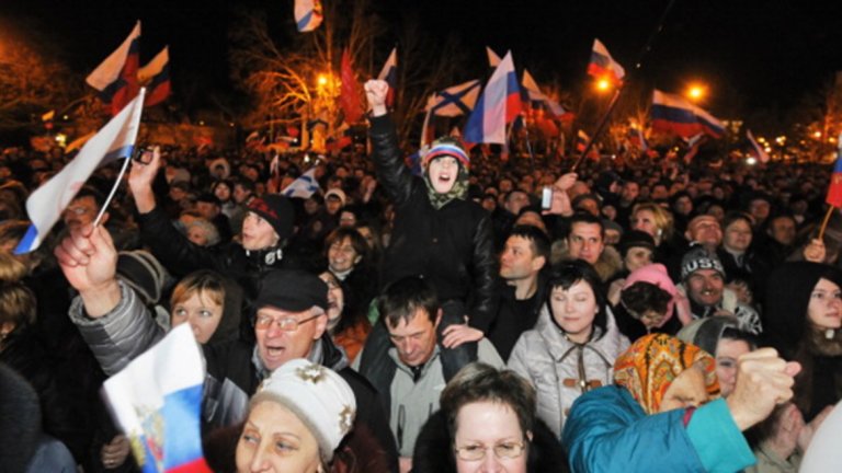 Реакция след посещението на Путин на полуострова