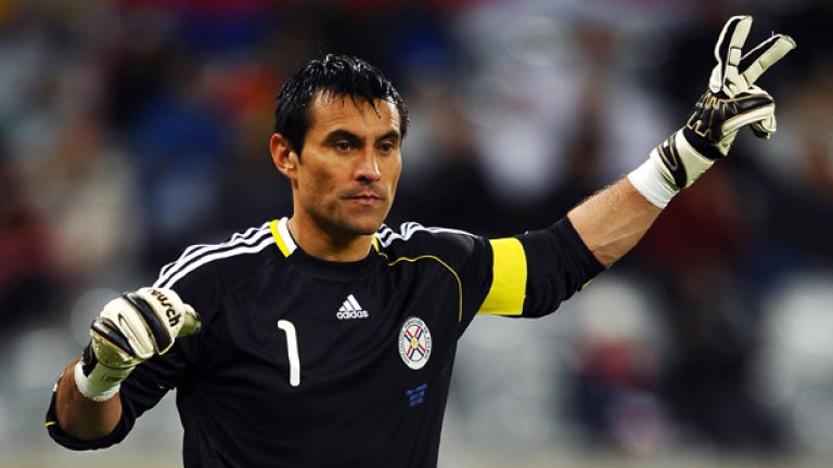 Капитанът на Парагвай Хусто Вияр бе най-добрият вратар на Копа Америка 2011