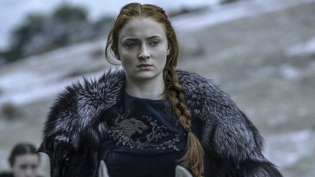 Софи като Санса Старк в Game of Thrones 