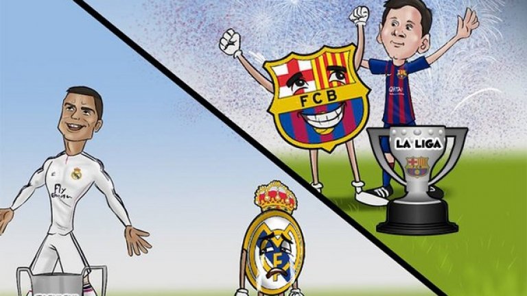 За Роналдо е трофея Пичичи, за Меси - всичко!