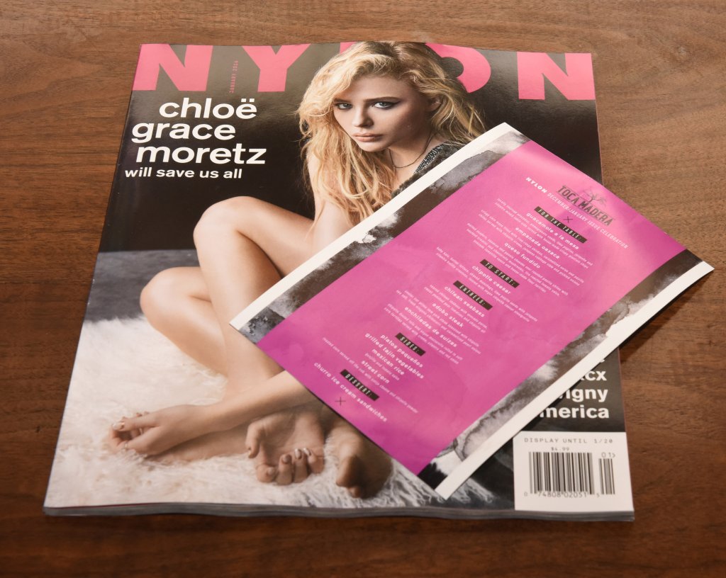 На корицата на Nylon