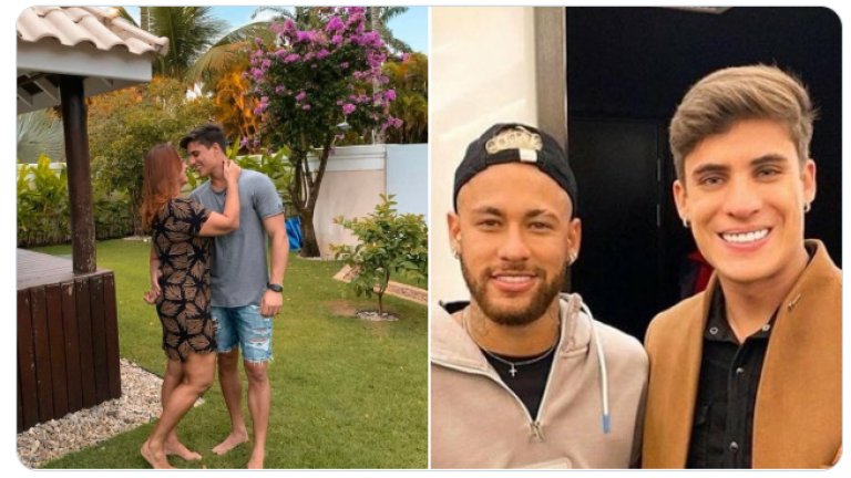 Неймар вече има снимка с новия приятел на майка си