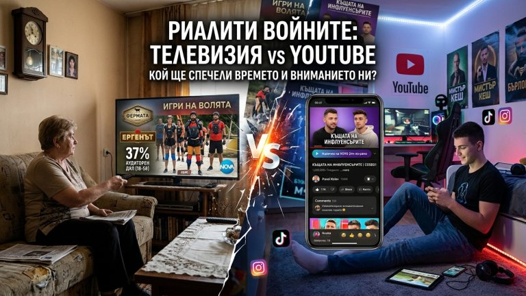 Битката за зрители се превръща в битка за времето ни.