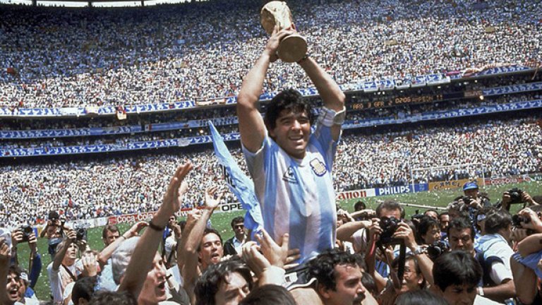 4. Мексико, 1986
Всеки, който е гледал това първенство, го асоциира с Диего Марадона. Гениалният аржентинец използва Божията ръка за попадението срещу Англия на четвъртфиналите, а на финала "гаучосите" победиха ФРГ с 3:2.