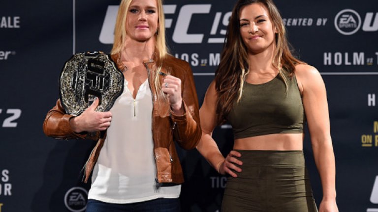 Холм - Тейт е ко-мейн ивента на UFC 196