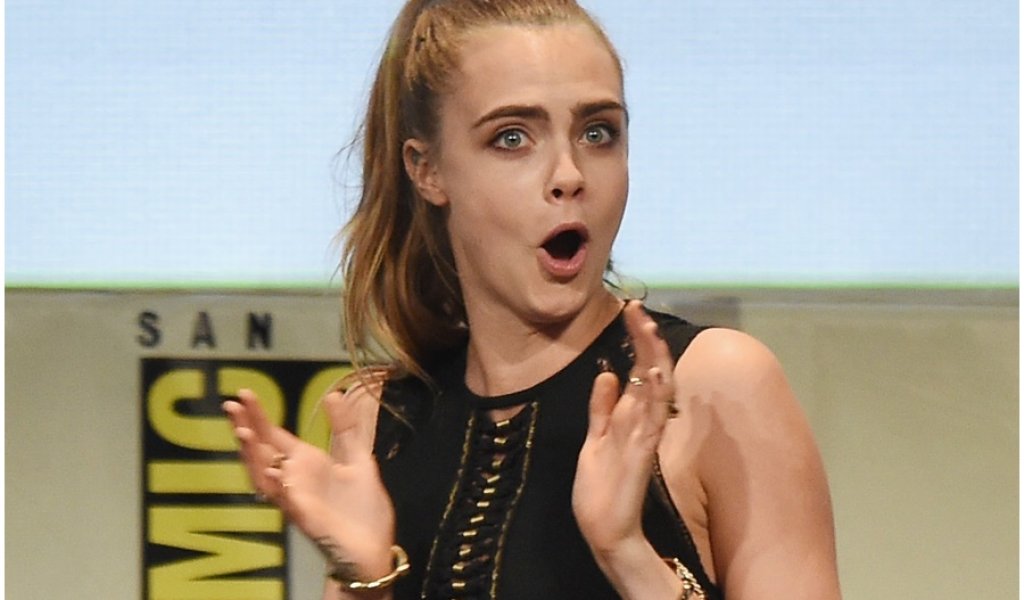 Кара Делевин на Comic Con
