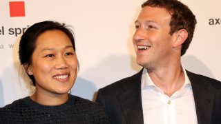 Mark Zuckerberg Awarded With Axel Springer Award In Berlin