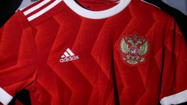 8. Русия, adidas - 10.6 млн. паунда на година