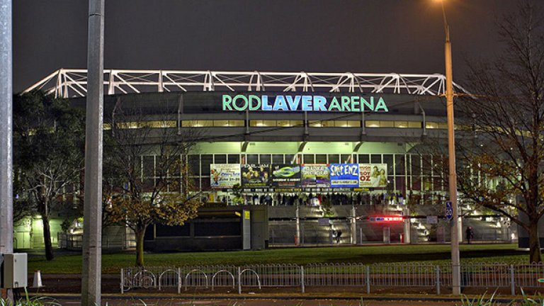 "Rod Laver Arena" по време на вечерна сесия.