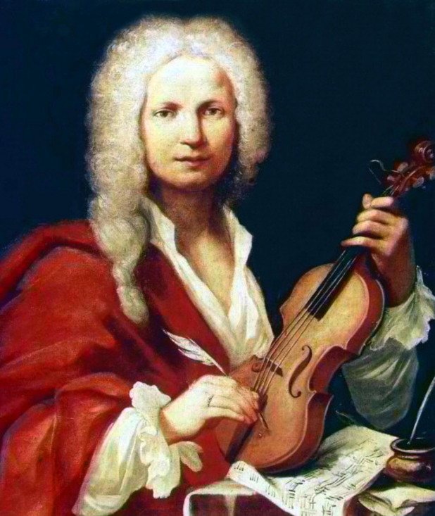 Антонио Вивалди (1678-1741) - композитор и цигулар, роден във Верона. Картина от 1754-та