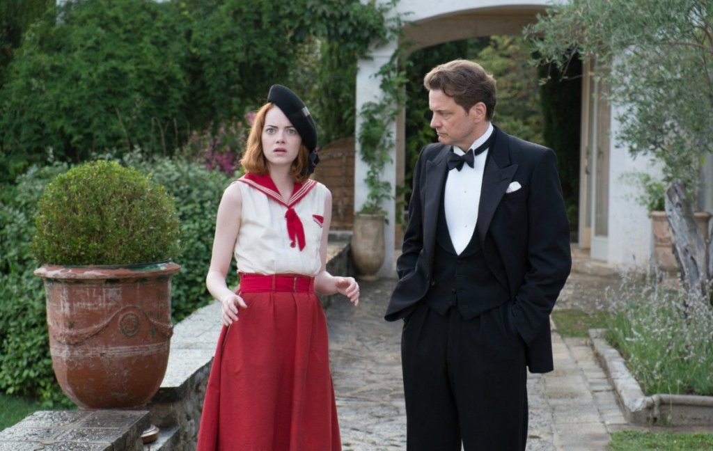 Ема Стоун и Колин Фърт в Магия в полунощ, 2014