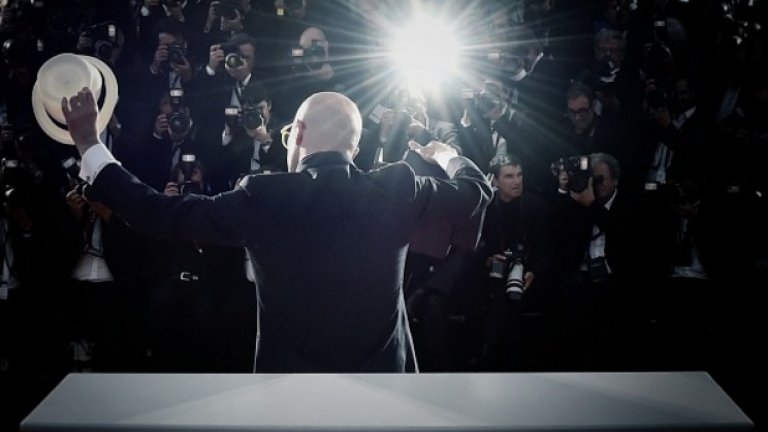 "Благодаря на Мишел Ханеке, че тази година не направи филм", каза Одиар в речта си при получаването на наградата