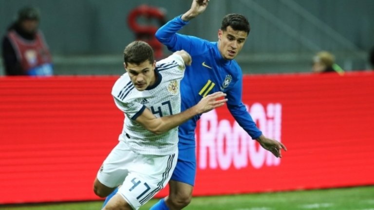 Коутиньо изигра добър мач на "Лужники".