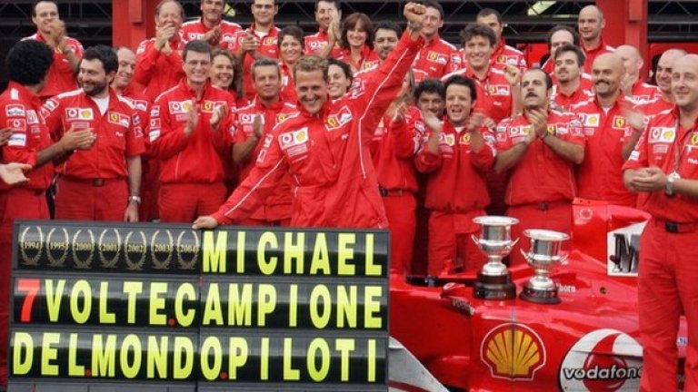 На раздяла с Ferrari след седем световни титли във Формула 1